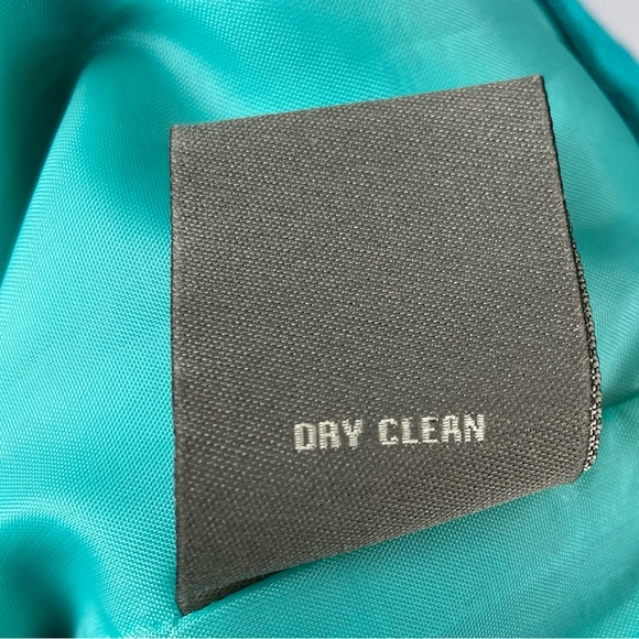 Turquoise Blue Dress 100% Cotton Short Sleeve Size 12 - Picture 7 of 8